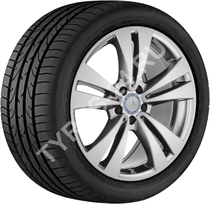 ДискMercedes (оригинал)GLE COUPE (C292-7)10JxR21 PCD5x112 ET52 DIA66.6,серебристый