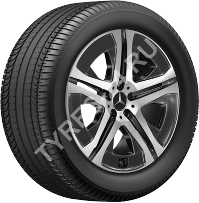 ДискMercedes (оригинал)GLS (W167-12)8.5JxR20 PCD5x112 ET62 DIA66.6,чёрный