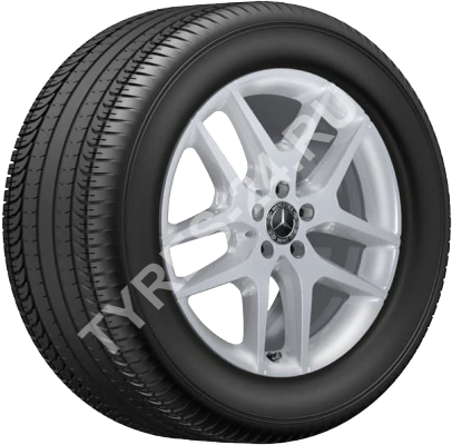 ДискMercedes (оригинал)GLS (W167-15)8.5JxR20 PCD5x112 ET62 DIA66.6,серебристый