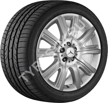 ДискMercedes (оригинал)GLS (X166-31)8.5JxR19 PCD5x112 ET62 DIA66.6,серебристый