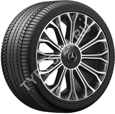 ДискMercedes (оригинал)S (W222-11)9.5JxR20 PCD5x112 ET38 DIA66.6,чёрный