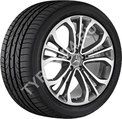 ДискMercedes (оригинал)S (W222-19)9.5JxR19 PCD5x112 ET38 DIA66.6,серый