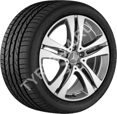 ДискMercedes (оригинал)S (W222-26)8JxR18 PCD5x112 ET41 DIA66.6,серый