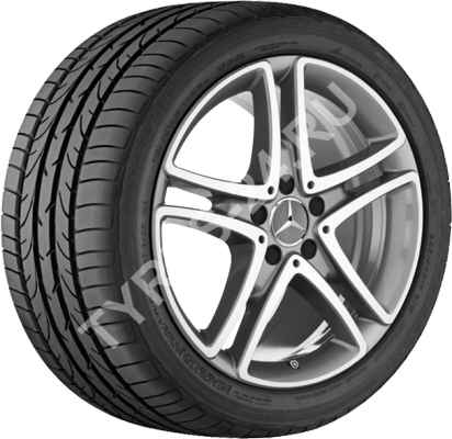 ДискMercedes (оригинал)S (W222-27)9.5JxR18 PCD5x112 ET43.5 DIA66.6,серый