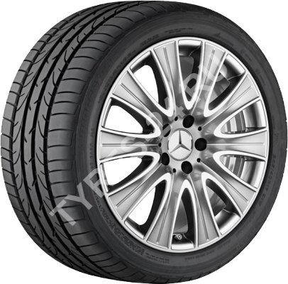 ДискMercedes (оригинал)S (W222-28)9.5JxR18 PCD5x112 ET43.5 DIA66.6,серый