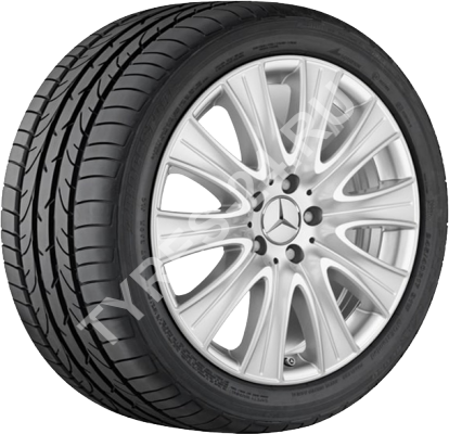 ДискMercedes (оригинал)S (W222-28)8JxR18 PCD5x112 ET41 DIA66.6,серебристый