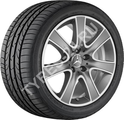 ДискMercedes (оригинал)S (W222-29)9.5JxR18 PCD5x112 ET43.5 DIA66.6,серый