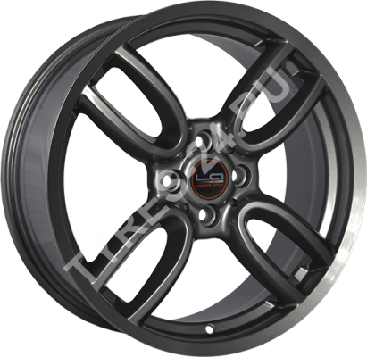 ДискMiniMN17JxR17 PCD4x100 ET48 DIA56.1,серый