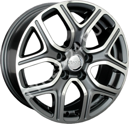 ДискMitsubishiMi1087JxR18 PCD5x114.3 ET38 DIA67.1,серый