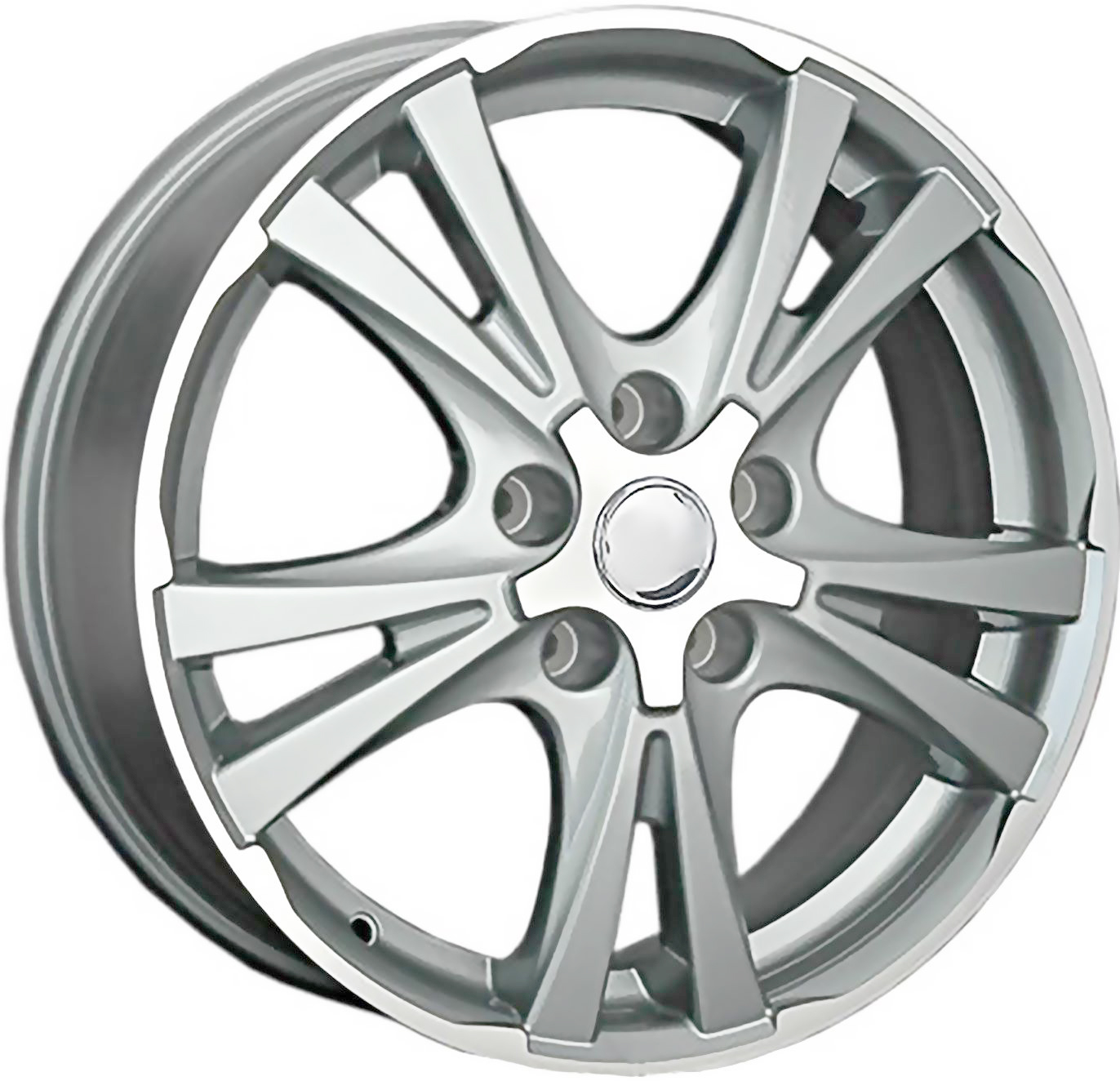 ДискMitsubishiMi1227JxR18 PCD5x114.3 ET46 DIA67.1,серебристый