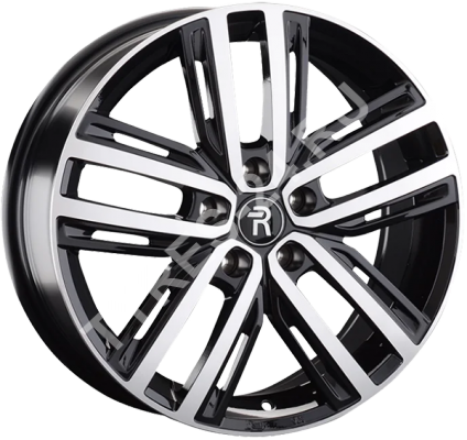 ДискMitsubishiMi1447JxR18 PCD5x114.3 ET38 DIA67.1,чёрный