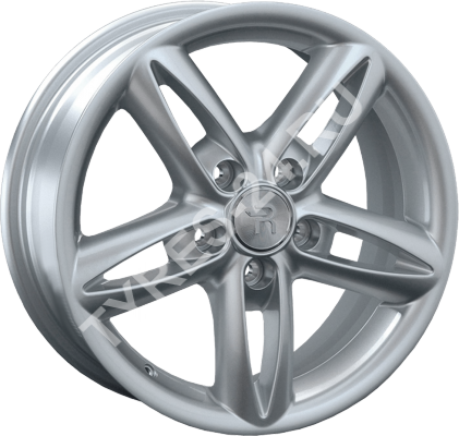 ДискMitsubishiMi1546.5JxR16 PCD5x114.3 ET38 DIA67.1,серебристый