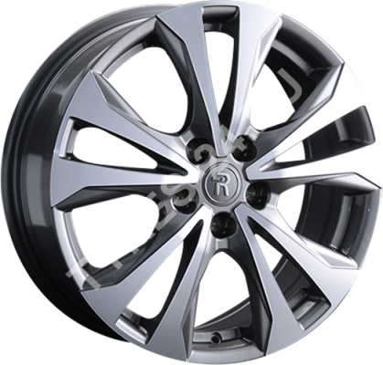 ДискMitsubishiMi1637JxR18 PCD5x114.3 ET38 DIA67.1,серый