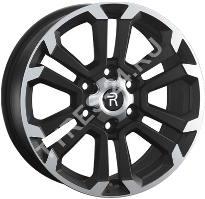 ДискMitsubishiMi1687.5JxR17 PCD6x139.7 ET38 DIA67.1,чёрный