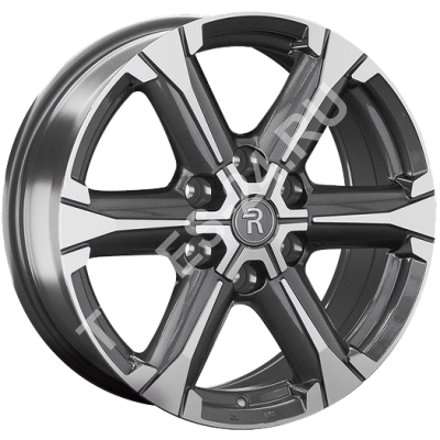 ДискMitsubishiMi1707.5JxR18 PCD6x139.7 ET38 DIA67.1,серый