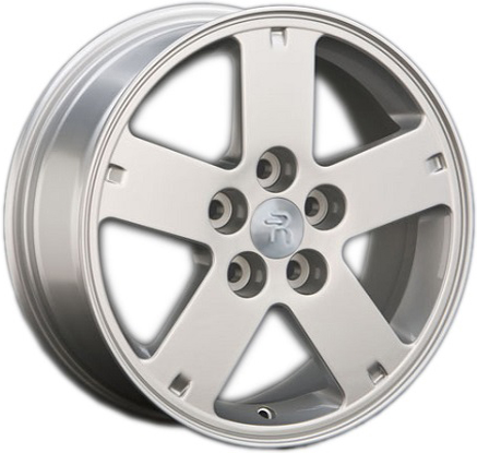 ДискMitsubishiMi326JxR16 PCD5x114 ET38 DIA67,серебристый