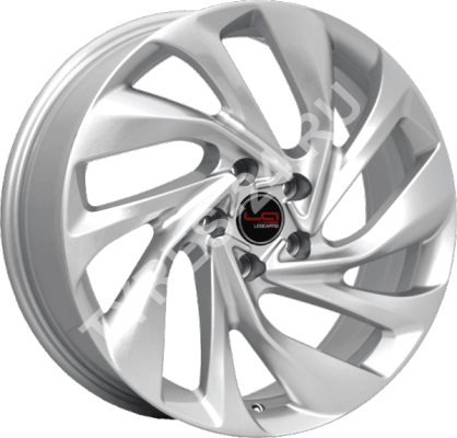 ДискMitsubishiMi507 Concept6.5JxR16 PCD5x114.3 ET46 DIA67.1,серебристый