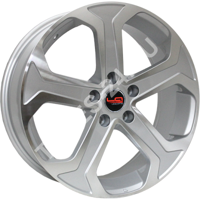 ДискMitsubishiMi666.5JxR17 PCD5x114.3 ET46 DIA67.1,серебристый