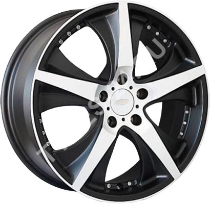 ДискMKW (Mi-tech)DI-296.5JxR17 PCD5x108 ET52.5 DIA63.4,чёрный