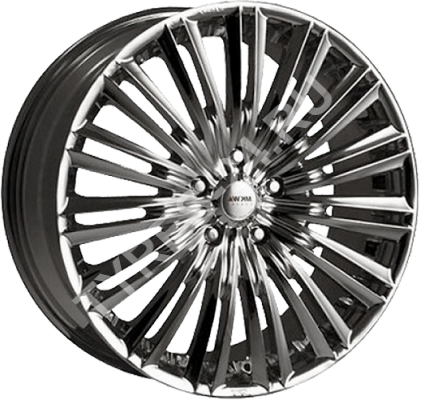 ДискMKW (Mi-tech)MK-F308JxR18 PCD5x114.3 ET45 DIA73,серебристый