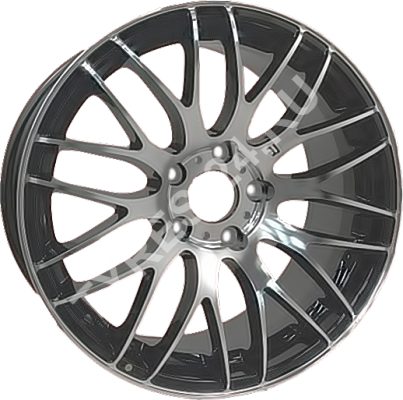 ДискMKW (Mi-tech)MR-108.5JxR19 PCD5x114.3 ET35 DIA67.1,серебристый