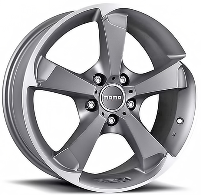 ДискMomoReds7JxR16 PCD4x108 ET25 DIA65.1,серебристый