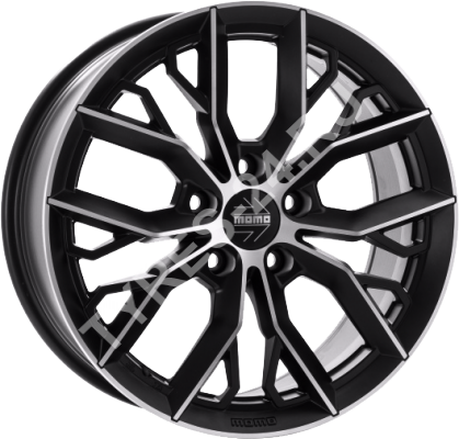 ДискMomoSpider10JxR21 PCD5x150 ET45 DIA110.1,чёрный