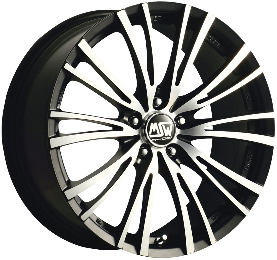 ДискMSW20/58JxR17 PCD5x100 ET35 DIA63.3,чёрный