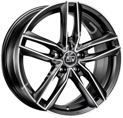 ДискMSW267.5JxR17 PCD5x108 ET45 DIA73.1,серый