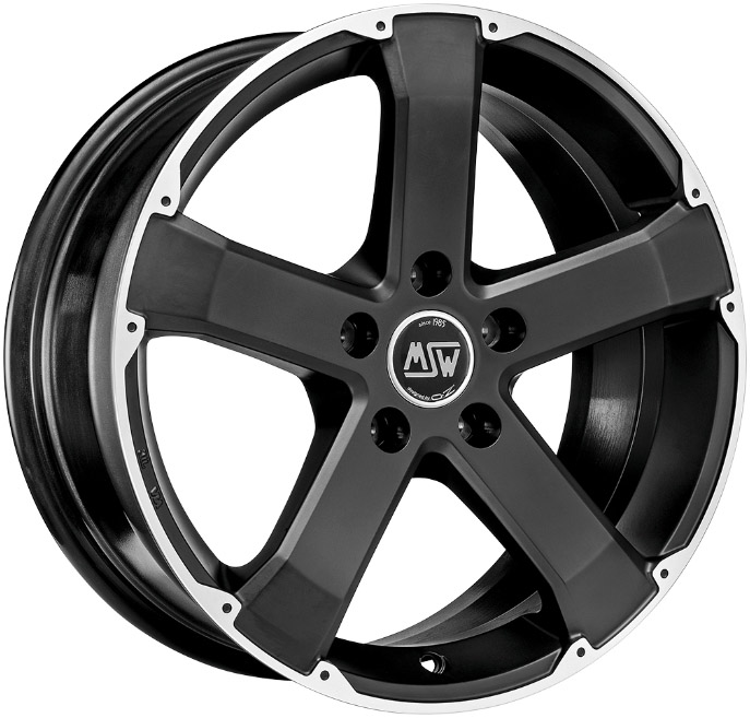 ДискMSW458JxR18 PCD5x127 ET40 DIA71.6,чёрный