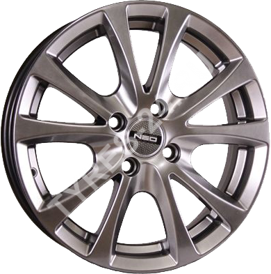 ДискNEO5096JxR15 PCD4x100 ET49 DIA60.1,серебристый