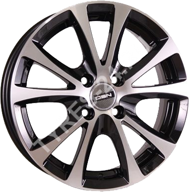 ДискNEO5096JxR15 PCD5x105 ET39 DIA56.6,чёрный