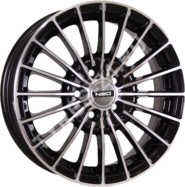ДискNEO5376JxR15 PCD4x100 ET40 DIA60.1,чёрный