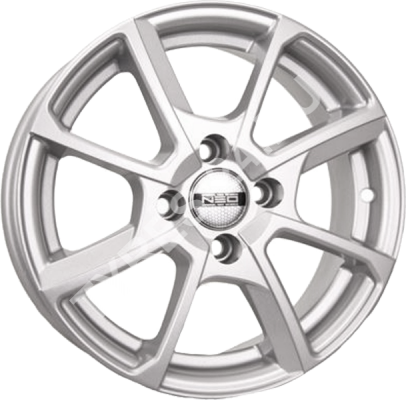 ДискNEO5386JxR15 PCD4x100 ET48 DIA54.1,серебристый
