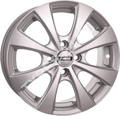 ДискNEO5466JxR15 PCD4x100 ET50 DIA60.1,серебристый