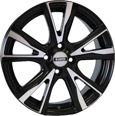 ДискNEO5746JxR15 PCD4x100 ET45 DIA60.1,чёрный