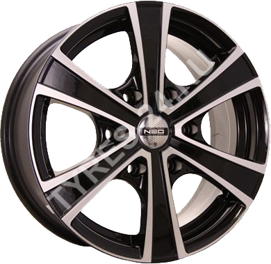 ДискNEO6477JxR16 PCD6x139.7 ET38 DIA67.1,чёрный