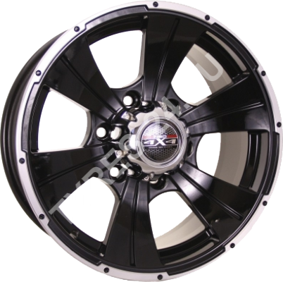 ДискNEO6527.5JxR16 PCD5x139.7 ET0 DIA108,чёрный