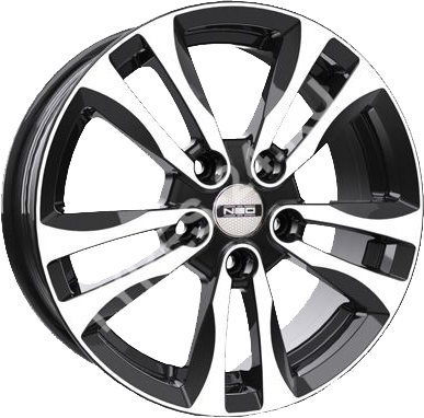 ДискNEO6586.5JxR16 PCD5x114.3 ET45 DIA67.1,чёрный