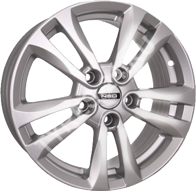 ДискNEO6586.5JxR16 PCD5x114.3 ET45 DIA67.1,серебристый