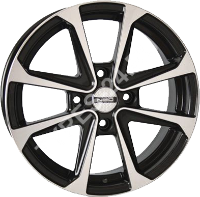 ДискNEO6676JxR16 PCD4x100 ET40 DIA60.1,чёрный