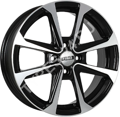 ДискNEO6676JxR16 PCD4x100 ET45 DIA54.1,чёрный