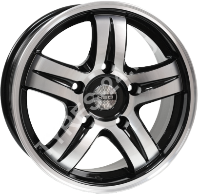 ДискNEO6697JxR16 PCD5x139.7 ET35 DIA108,чёрный