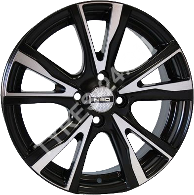 ДискNEO6746JxR16 PCD4x100 ET45 DIA54.1,чёрный