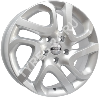 ДискNEO7006.5JxR17 PCD5x114.3 ET50 DIA66.1,серебристый