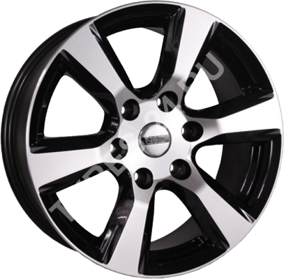 ДискNEO7057.5JxR17 PCD6x139.7 ET25 DIA106.1,чёрный