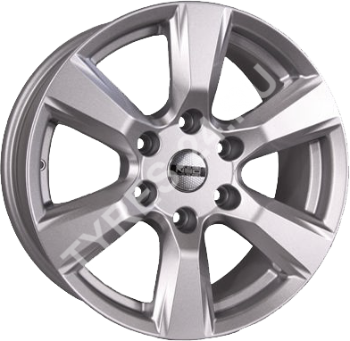 ДискNEO7057.5JxR17 PCD6x139.7 ET25 DIA106.1,серебристый