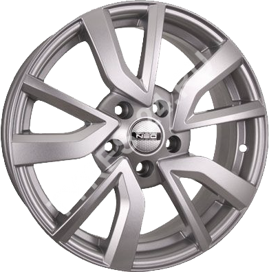 ДискNEO7206.5JxR17 PCD5x114.3 ET45 DIA67.1,серебристый