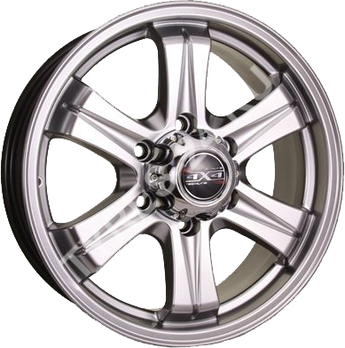 ДискNEO7227JxR17 PCD6x139.7 ET38 DIA100.1,серебристый