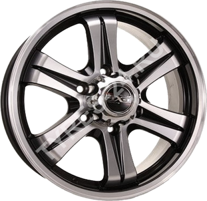 ДискNEO7227JxR17 PCD6x139.7 ET38 DIA100.1,чёрный